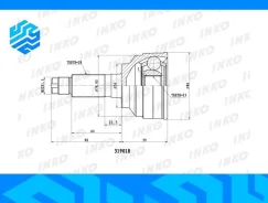 ���� �������� INKO 319018 ��������, �����/������ 319018 ����