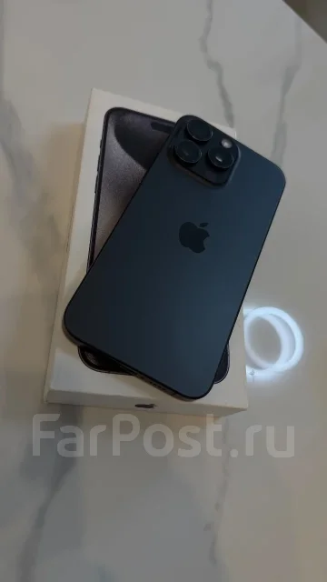 Apple iPhone 15 Pro Max. �/�, 256 ��, ������, 3G, 4G LTE, 5G, Dual-SIM, eSIM ����