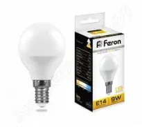 ����� Feron LB-550 ������� 9W E14 2700K ��� 25801 ����